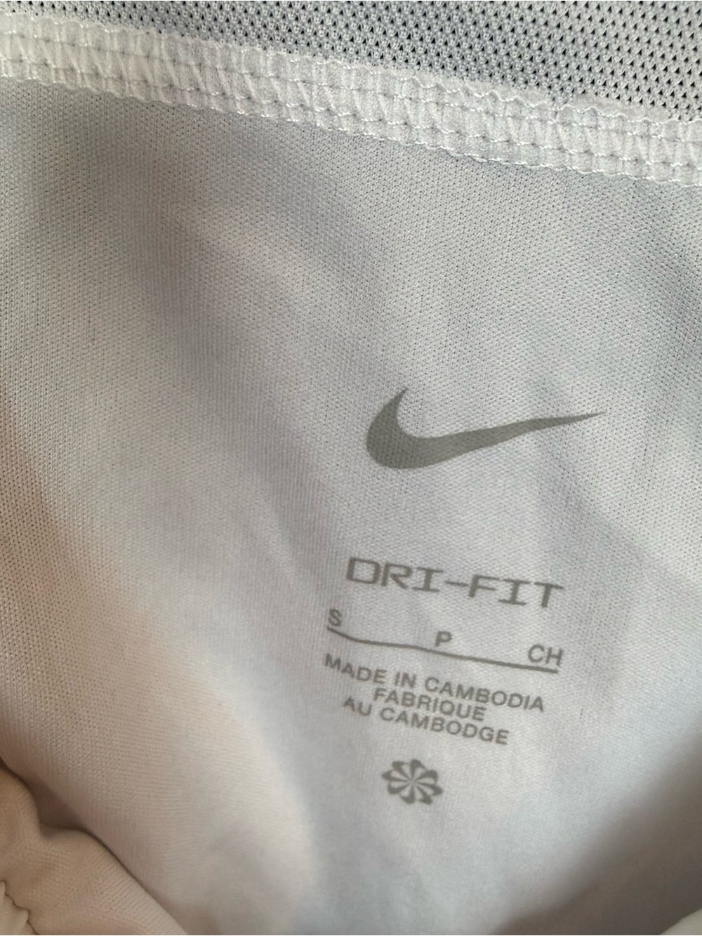 Nike Dri-FIT Modern Tempo Embossed Running Shorts White Size S Lined Active - Picture 2 of 8